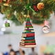 thumbnail image 2 of Árbol De Navidad Colgante En Forma De Estantería Adornos Navideños Para Colgar Adornos Con Libros Apilados Libros Navideños Adornos Acrílicos Adornos De Año Nuevo B, 2 of 4