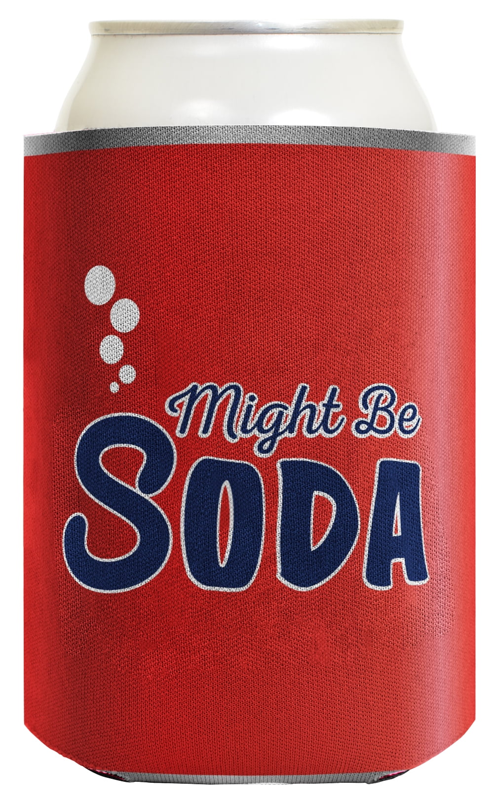 ThisWear Funny Beer Coolie Might Be Soda Funny Drinking Gag Gift 2 Pack