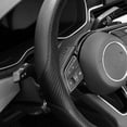 thumbnail image 2 of Soft Microfiber Leather Anti-Slip Car Steering Wheel Cover, Universal Fit 15 Inch for Women Girls, Fit Vehicles, Sedans, SUVS, Vans, Trucks - Black, 2 of 11