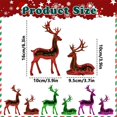 thumbnail image 3 of 2Pcs Reindeer Ornament Statues,Christmas Reindeer Plastic Sculpture Decor,Venados De Navidad Para Decoración,Standing Sitting Deer for Women Mom Gift Holiday Home Office TV Stand Shelf Wine Cabinet, 3 of 4