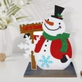 thumbnail image 4 of Diamantes Escritorio DIY Pintura Adorno Mesa (muñeco Nieve Navidad) 3 Uds., 4 of 7