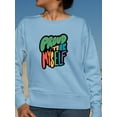 thumbnail image 2 of Proud To Be Myself. Sweatshirt Women -Smartprints Designs, Female 3X-Large, 2 of 4