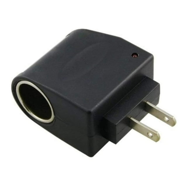 iSaddle Universal AC to Car Cigarette Lighter Socket Adapter Converter Vehicle Power Inverters Vehicle Amplifier Power (US Plug, Output: 12V 500mA) 110V AC to 12V DC