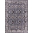 thumbnail image 1 of Ahgly Company Indoor Rectangle Mid-Century Modern Carbon Gray Oriental Area Rugs, 4' x 6', 1 of 6