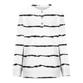thumbnail image 5 of Rbaofujie Chandails Surdimensionnés pour Femmes, Haut à Manches Longues Imprimé Non Positionné Col Rond, Chandail à Capuchon Blanc pour Adolescentes, 5 of 5
