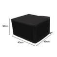 thumbnail image 3 of tredstone Printer Dust Cover Folding Water Resistant Accessories for 9015 XP-7100 Black 45x45x30cm, 3 of 9