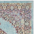 thumbnail image 5 of SAFAVIEH Provance Rihanna Floral Bordered Area Rug, Aqua/Black, 5'3" x 7'6", 5 of 7