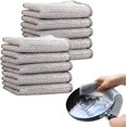 thumbnail image 1 of 10PCS Multipurpose Wire Dishwashing Rags for Wet and Dry,Lint Free Streak Free Washable Duster Cloth,Cleaning Wire Rags, 1 of 5