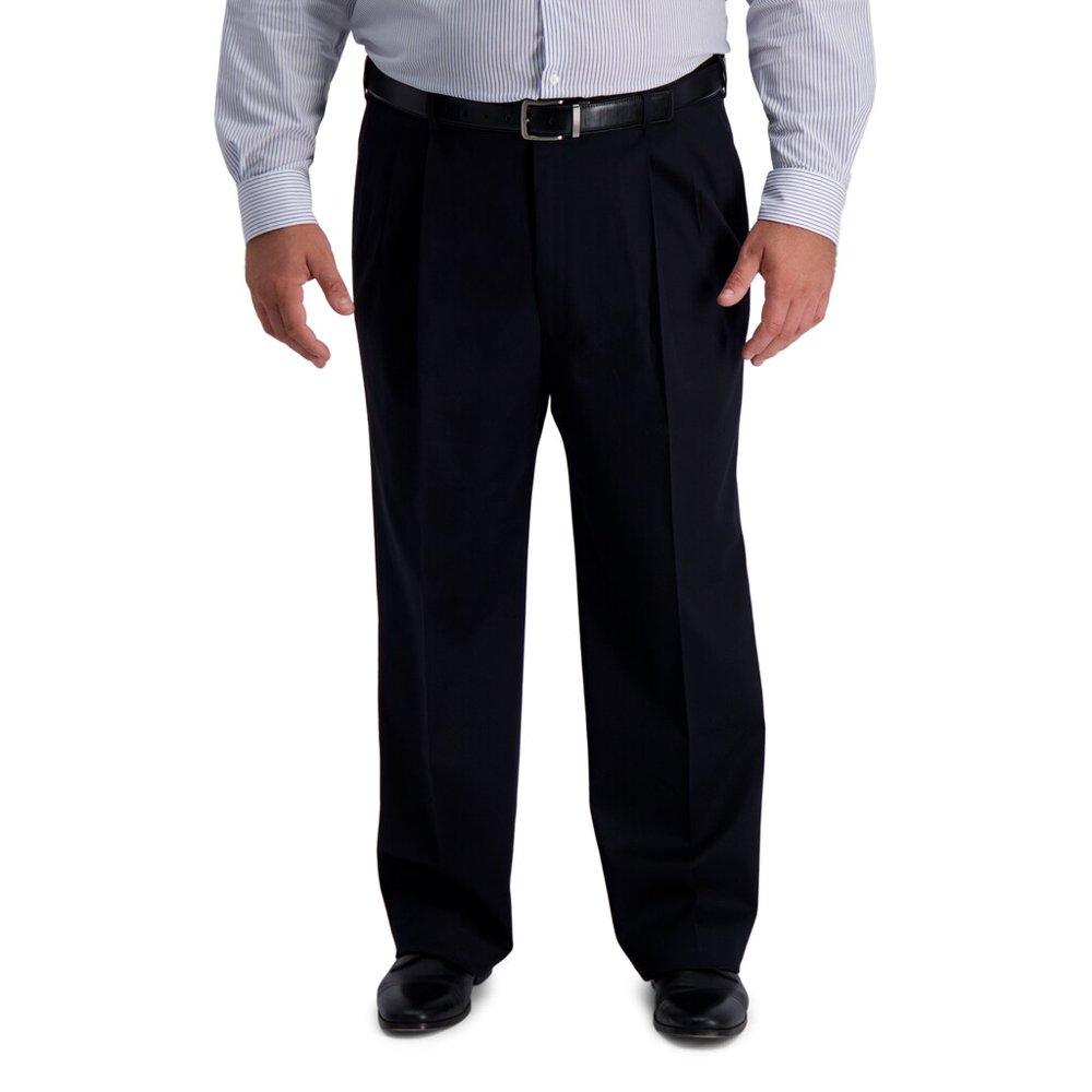 haggar pleated khaki pants