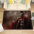 thumbnail image 1 of 6x9 Rug, Warrior Rug Washable Non Slip Soft for Living Room Bedroom, Spartan Soldier Area Rug, Boys War Carpet, Warrior Home Decor & Gifts, 1 of 7