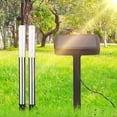 thumbnail image 3 of Lámparas de camino impermeables para césped, patios y caminos Luces LED para jardín al aire libre alimentadas por energía solar, 3 of 8