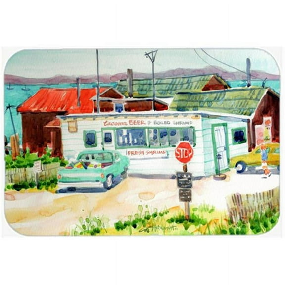 Tacoma Beer & Boiled Shrimp Market Mouse Pad, Hot Pad or Trivet