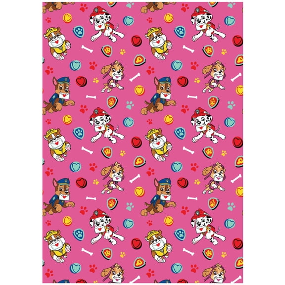 Franco Kids Paw Patrol Girls Plush Throw Blanket, Pink 50 in x 70 in