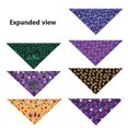thumbnail image 4 of Paquete de 2 pañuelos triangulares para Halloween para perros, bufandas para perros, disfraces para mascotas para fiestas de Halloween, 4 of 5
