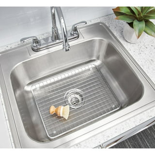 Inter Design 36800 Sinkworks Euro Regular Sink Mat, Large, Clear