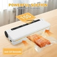 thumbnail image 3 of Vacuum Sealer for Food,Food Saver Vacuum Sealer Machine,Compact Lightweight,20 Vacuum Seal Bags, 3 of 6