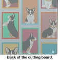 thumbnail image 5 of Lots of Tricolor Cardigan Corgi Glass Cutting Board Large 12 in x 15 in, 5 of 5