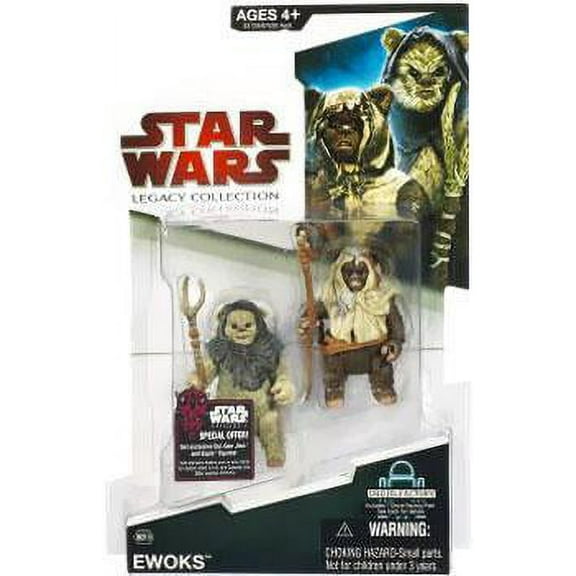 Star Wars Legacy Collection Droid Factory Ewoks Action Figure, 2 Pack