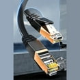 thumbnail image 6 of Cat7 Flat Cable Fast Speed 10Gbps Cat 7 Rj45 Ethernet Networking Solution for Routers and Modems, 6 of 10