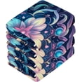 thumbnail image 3 of Blue Mandala Washcloths, Soft and Absorbent Cotton Towel, 2 Pack 12 X 12 Inches Premium Quick Dry Face Towel Wash cloth, 3 of 7