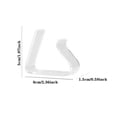 thumbnail image 3 of WIFKLSIIPG Pince à Nappe Ménagère Clip de Fixation Transparent Pince à Nappe Anti-Ruit Pince à Nappe 8 Pcs, 3 of 5