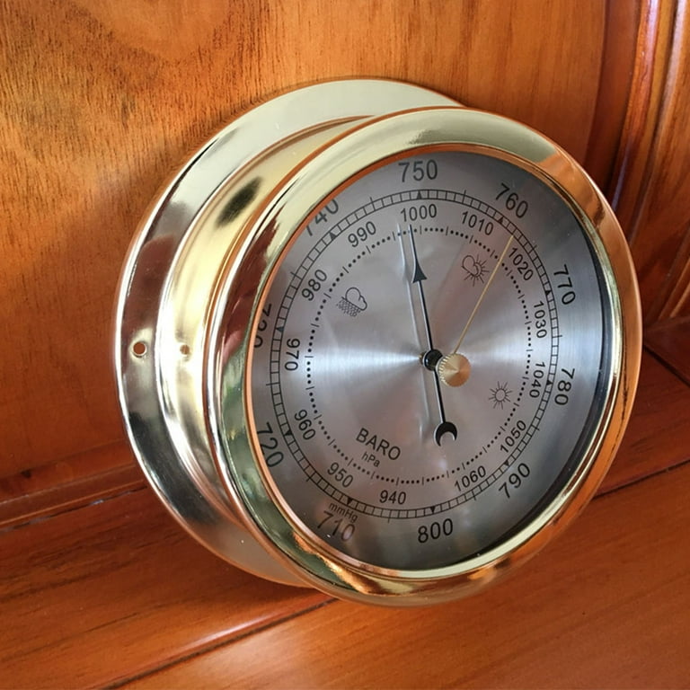 Cabilock Dial Barometer Outdoor Temperature Gauge Indoor Thermometer for  Home Mini Hygrometer Humidity Meter Station Outdoor Pressure Gauge  Barometer