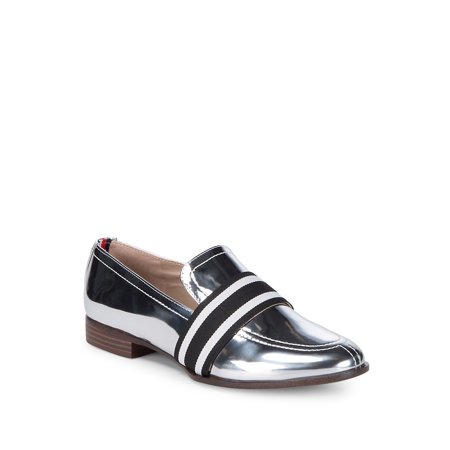 Best Gnaz Metallic Leather Casual Loafers deal