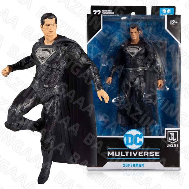 Figura de acción McFarlane Toys Superman Liga de la justicia rey negro Shazam Cyborg 18 cm