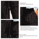 thumbnail image 5 of Pantalones de mujer con estampado de leopardo,Pantalones de mujer Pantalones casuales con estampado de leopardo para mujer Pantalones con cordón para mujer Lo mejor de la línea, 5 of 6