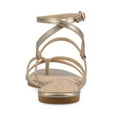 thumbnail image 4 of Journee Womens Serissa Multi Strap Flat Sandals, 4 of 10