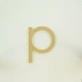 thumbnail image 1 of Package of 1, 16 Inch X 1/2" Thickness MDF Letter p in The Century Gothic Font, Thick, Lower Case for Art & Craft Project, Made in USA, 1 of 4