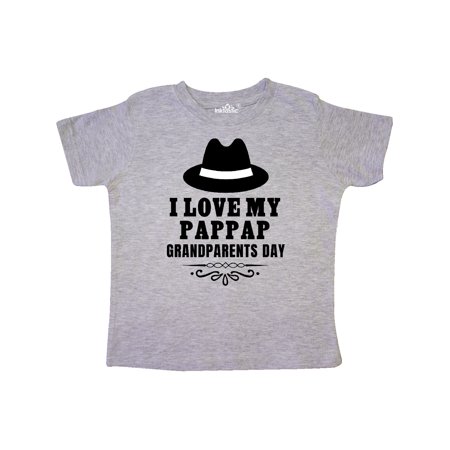 

Inktastic Grandparents Day I Love My Pappap Gift Toddler Boy or Toddler Girl T-Shirt