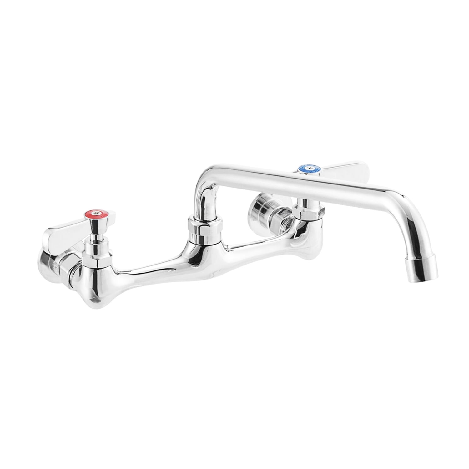 AmGood Commercial Sink Faucet with Swivel Spout 10" 8" Center Wall