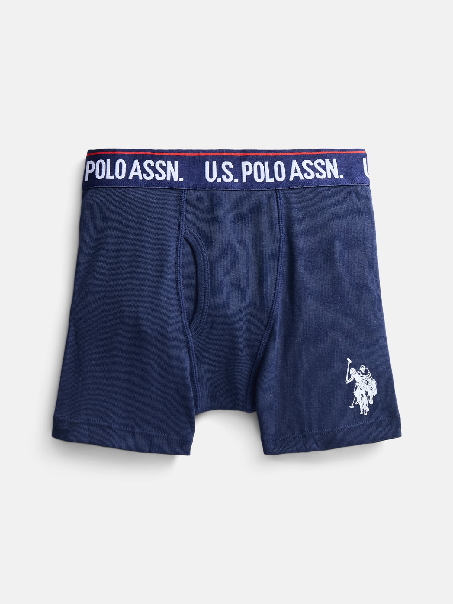 U.S. Polo Assn. Boys Tagless Underwear Boxer Briefs, 5-Pack, Sizes S-XXL