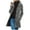 Gray 01, variant on Womens Wool Button Blazer Jacket Casual Office Lapel Business Outerwear Long Sleeve Mid Length Trench Coat Jackets (Gray L)