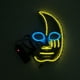 thumbnail image 1 of Máscara de cosplay El Cold Light Luminous Media Face Moon Painted M, 1 of 1