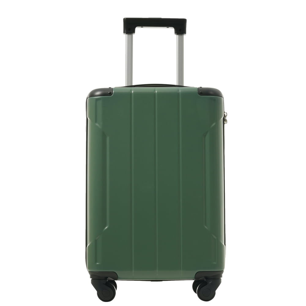 20-Inch Hardshell Carry-On Luggage, Lightweight ABS Suitcase with Spinner Wheels, TSA Lock & Packing Cubes