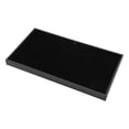 thumbnail image 7 of Large Black Faux Leather Open Top Tray - 14 3/4L” x 8 1/4"W x 1”D - Set of 3, 7 of 7
