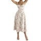 thumbnail image 5 of TRKIYQC Vestido Floral de Verano para Mujer, Estampado de Flores, Corbata, Corte Bajo, Sin Mangas, de una Pieza con Hendidura en el Dobladillo para Damas, S/M/L/XL TRKIYQC moda, 5 of 9