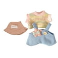 thumbnail image 4 of Ropa De Muñeca En Miniatura,Conjunto de ropa para muñecas,camisetas,ropa,juguete en miniatura,Monos y sombreros para muñeca niña,accesorios de vestir,Mini ropa de Traje T colorido, 4 of 8