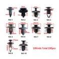 thumbnail image 3 of 100 Uds. Remaches de tornillo para maletero guardabarros de parachoques de coche Clips de sujeción de plástico para coche hebilla de fijación Vehículos, repuestos y accesorios Mis 100 piezas Sidaley CZ13167-01B, 3 of 6
