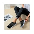 thumbnail image 5 of UKAP Women Ladies Sparkly Glitter Sneakers Casual Slip On Trainers Sock Shoes US 4.5-11, 5 of 7