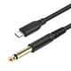 thumbnail image 1 of TYPE-C to 6.35mm 1/4 TRS Audio Stereo Cable Type C to 6.35mm Aux Jack Cord for Amplifier Home Theater Mixer 200cm, 1 of 5