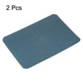 thumbnail image 3 of Uxcell Linen Fabric Patches Self-Adhesive Fine Linen Repair Tape for Linen Sofa Upholstery Furniture Pillow Clothing Dark Blue 2Pcs, 3 of 6