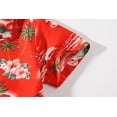 thumbnail image 6 of SSLR Youth Big Girls Flamingo Hawaiian Shirt Casual Short Sleeve Button Down Shirt, 6 of 8