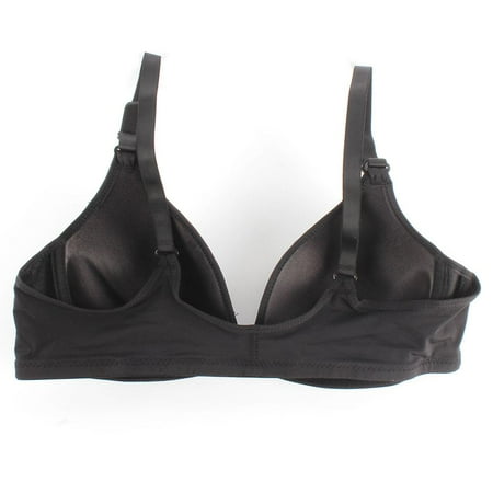 

Women Bra Sexy Front Closure Bra Top Solid Soft Adjusted Seamless Thin Padded Sexy For Girls 70-85B