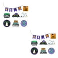 thumbnail image 4 of Matsuzay Fantasmas Calabaza Gato Adornos Artesanías de escritorio de moda para Halloween Decoración del hogar Ligero púrpura púrpura 2Conjunto, 4 of 6