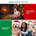 thumbnail image 4 of Christmas Toy，Christmas Dog Rope Toy Gift Chew Toy for Puppy Teething Cleaning and Training, 4 of 5