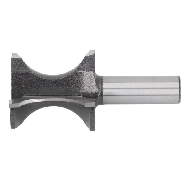 Roundover Router Bit, Tungsten Steel Blades Half Round Edges Router Bit 1 1/8in Bead Diameter Easy Installation for CNC Machines