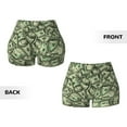 thumbnail image 6 of Money Pattern Vintage Style One Hundred Us Dollar Workout Shorts For Women Scrunch Butt Lifting Yoga Gym Seamless Booty Biker Shorts Small, 6 of 9
